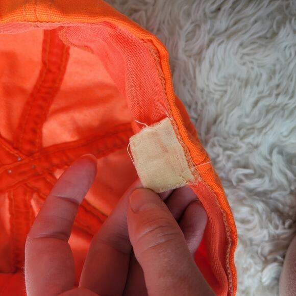 Vintage Blaze Orange Hunting Hat Buck Deer - Picture 6 of 6